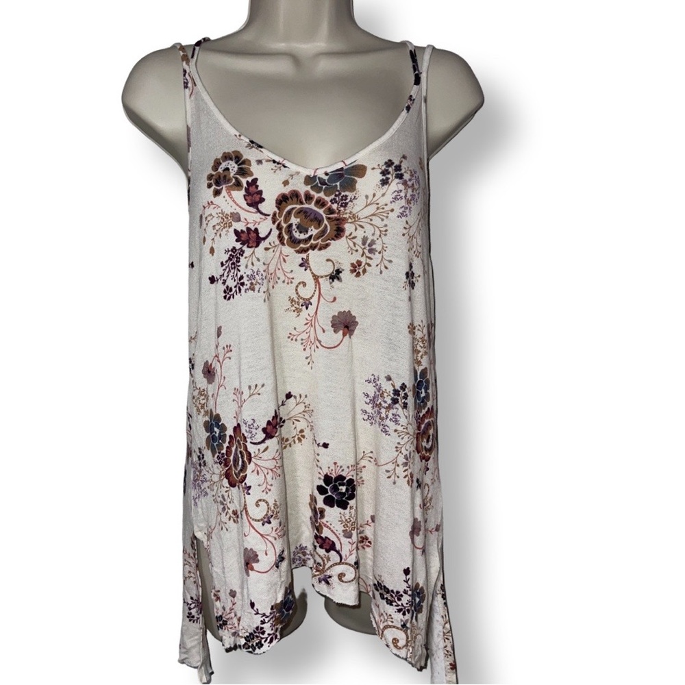 EUC | American Eagle Oversized Flowy Strappy Floral Tank - Size XS